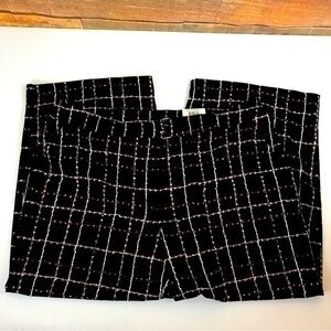 ALFANI Womens New Black Printed Culottes Wide Leg Pants  Sz 14W